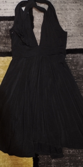 Bebe Sexy Black Dress size Small Swing Style Marilyn Monroe Dress - Picture 16 of 16